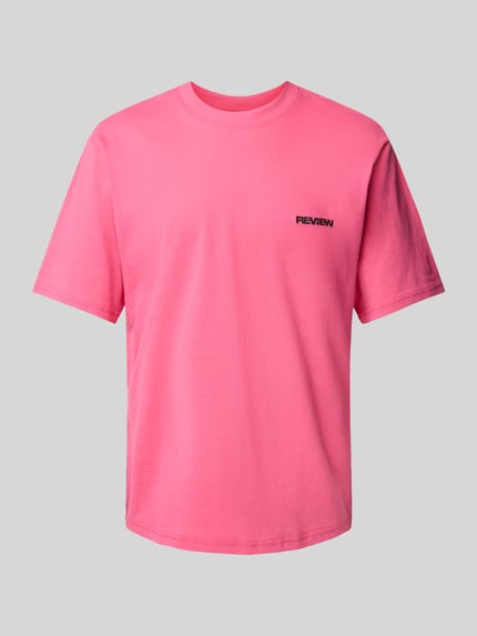 REVIEW T-Shirt mit Rundhalsausschnitt Pink 2