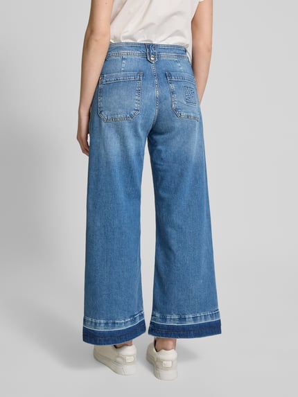 MOS MOSH Jeans met achterzakken, model 'Hermina' Blauw - 5