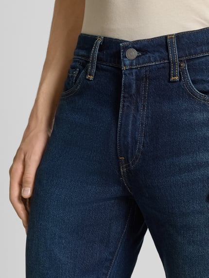 Levi's® Jeansy o kroju slim fit z wpuszczanymi kieszeniami model ‘511®’ Jeansowy niebieski 3