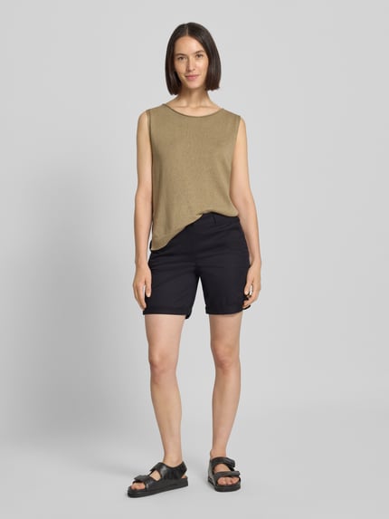 Tom Tailor Regular Fit Bermudas aus Baumwoll-Mix Black 1