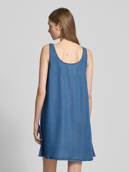 NOISY MAY® Jeansjurk van lyocell met vierkante hals Jeansblauw - 5