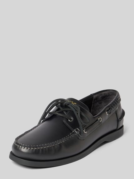 HUGO Loafer aus echtem Leder Modell 'DARCY_BOAT_IT' Black 1