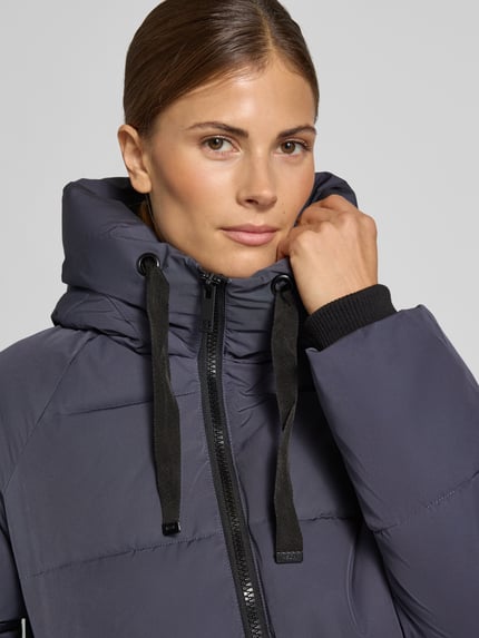 MSCH Copenhagen Regular Fit Steppjacke aus Material-Mix Modell 'Pavinaria' Rauchblau 3