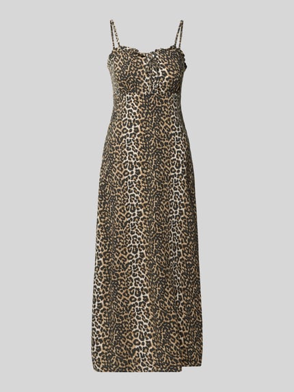 ONLY Ausgestelltes Freizeitkleid aus reiner Viskose Modell 'BRENNA' Sand 2