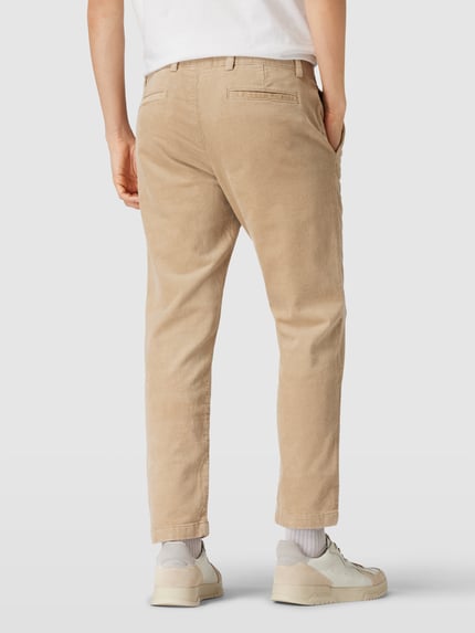 MANGO Hose in Cord-Optik Modell 'berdam' Beige 5