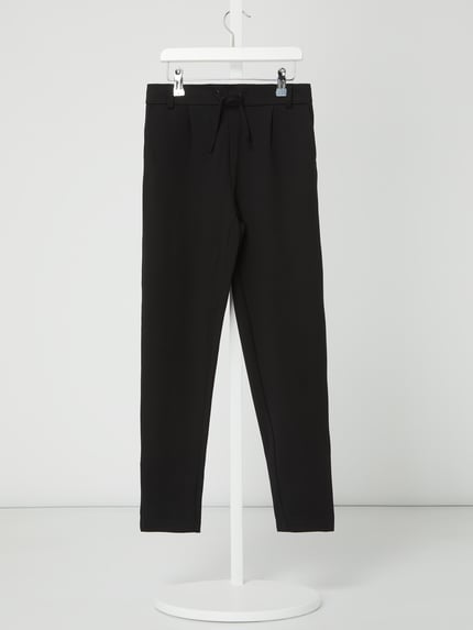 ONLY Comfortbroek met stretch model 'Poptrash' Zwart - 1