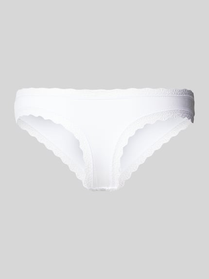 SNOCKS String met kanten afwerking in 2-pack Lichtgrijs - 3