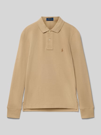 Polo Ralph Lauren Teens Koszulka polo z wyhaftowanym logo Khaki 1