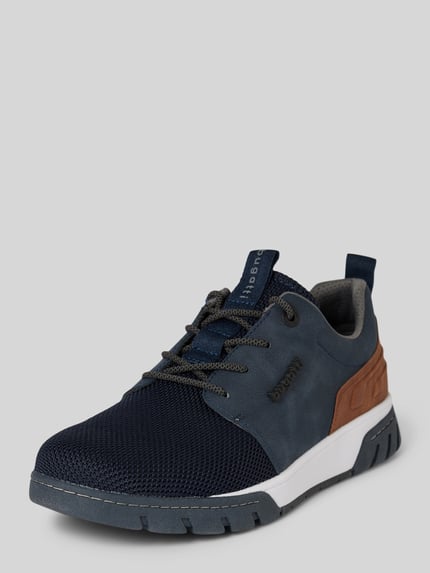 bugatti Sneakers met labelapplicatie, model 'Irish' Marineblauw - 1