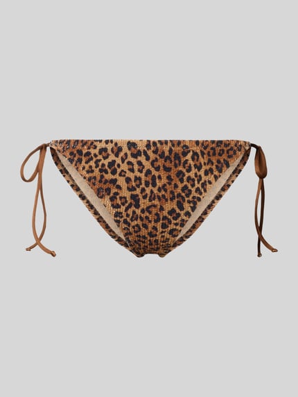 Bikini-Hose mit Allover-Animal-Print Modell 'Virgo' Shop The Look MANNEQUINE