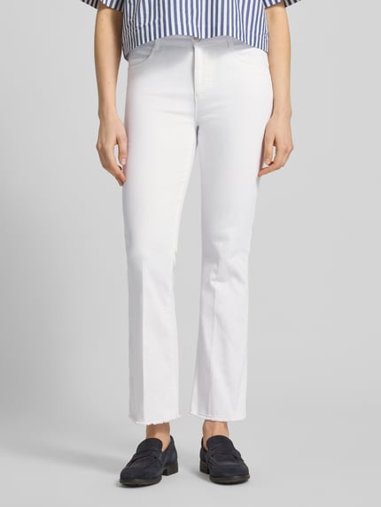 Brax Bootcut Jeans mit Fransen Modell 'SHAKIRA' Weiss 4