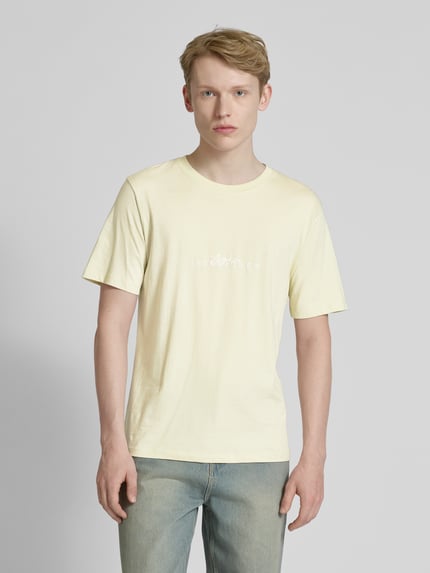 JACK & JONES T-Shirt mit Label-Print Modell 'VARENNA' Mint 4