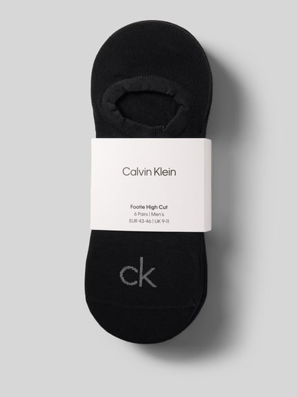 Produktfoto, czarne skarpety z mieszanki bawełny model 'FOOTIE' od CK Calvin Klein, jednolita faktura, zdjęcie produktowe, skarpetki męskie