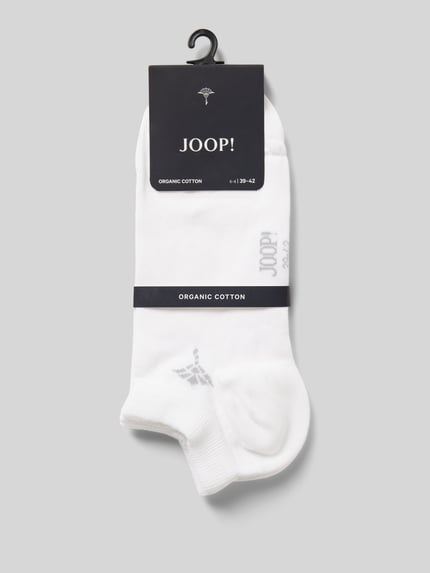 JOOP! COLLECTION Socken mit Label-Print Modell 'Cornflower' Weiss 3