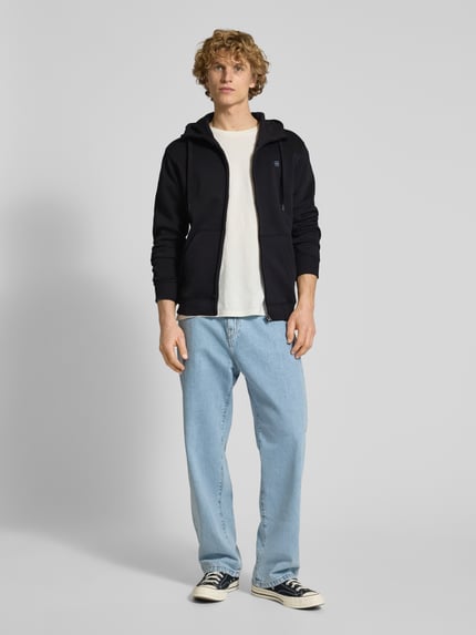G-Star RAW Sweatjacke mit Stehkragen Modell 'Premium core' Black 1