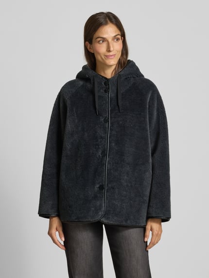 OAKWOOD Kurtka typu teddy z kapturem Model „SEOUL” Antracytowy 4