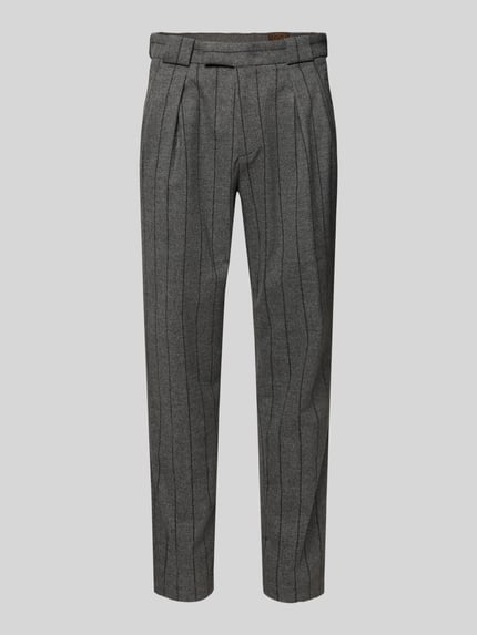 g1920 Stoffhose aus Woll-Mix Modell 'Livio' Mittelgrau 2