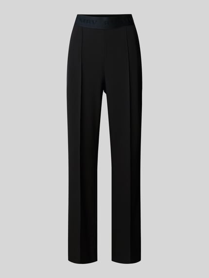 CAMBIO Regular Fit Hose mit Logo-Bund Modell 'AVA' Marine 1