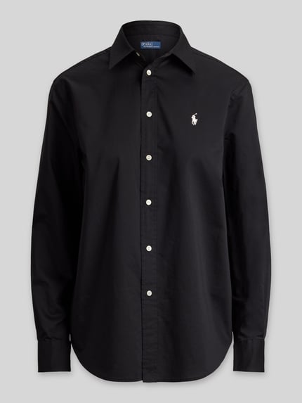 Polo Ralph Lauren Classic Fit Hemdbluse mit durchgehender Knopfleiste Black 2