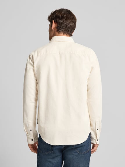 Tom Tailor Denim Relaxed Fit Cordhemd aus reiner Baumwolle Offwhite 5