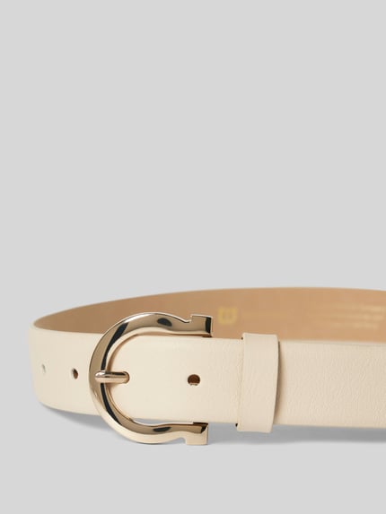 Weinmann Riem van leer met doornsluiting model 'SETA' Beige - 2
