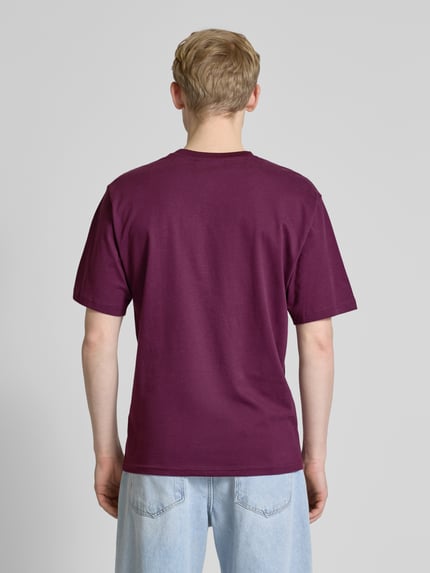 REVIEW T-Shirt mit Rundhalsausschnitt Pflaume 5