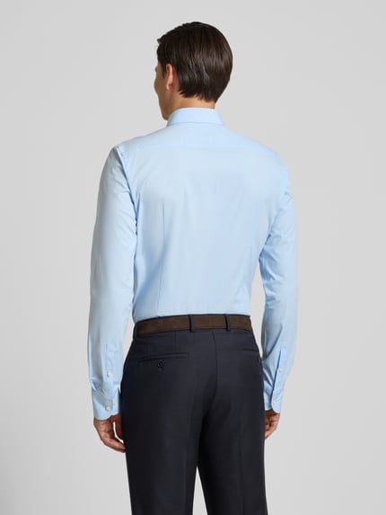 BOSS Slim Fit Businesshemd mit extra langem Arm Modell 'H-HANK-KENT-C1-214' Hellblau 5