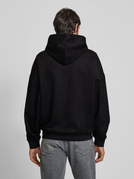 GUESS Activewear Sweatjack met labeldetail, model 'DARIL' Zwart - 5