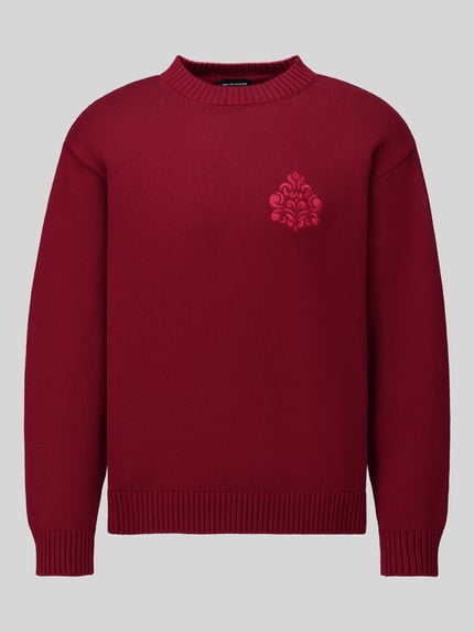 Don´t Waste Culture Sweatshirt mit Logo-Print Modell 'AROLOA' Dunkelrot 2