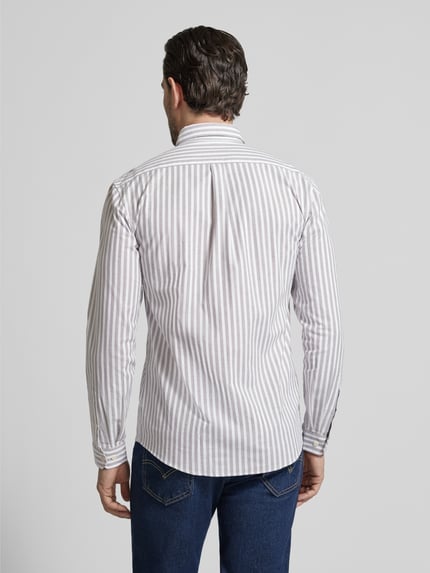 Lindbergh Relaxed Fit Freizeithemd mit Button-Down-Kragen Dunkelgrau 5