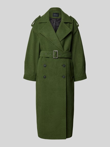 Cph Muse Mantel mit Baumwoll-Anteil Khaki Melange 1