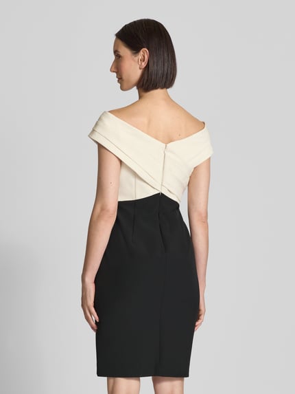 Lauren Ralph Lauren Cocktailkleid in Wickel-Optik Modell 'Irene' Black 5