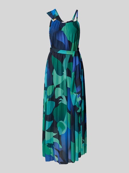 GUIDO MARIA KRETSCHMER WOMAN Abendkleid mit Bindegürtel Modell 'Majella' Dunkelblau 2