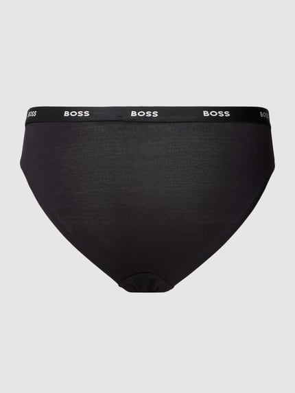 BOSS Slip van viscosemix Zwart - 3