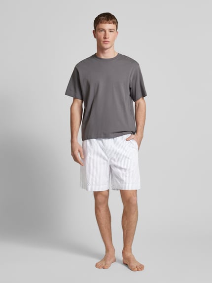 Calvin Klein Underwear Szorty o kroju regular fit z elastycznym pasem z logo Beżowy 1