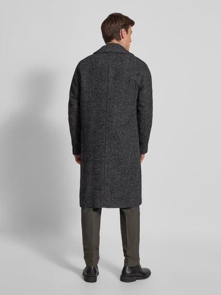 Matinique Regular Fit Wollmantel mit Viskose-Anteil Modell 'Bullmer' Anthrazit 5