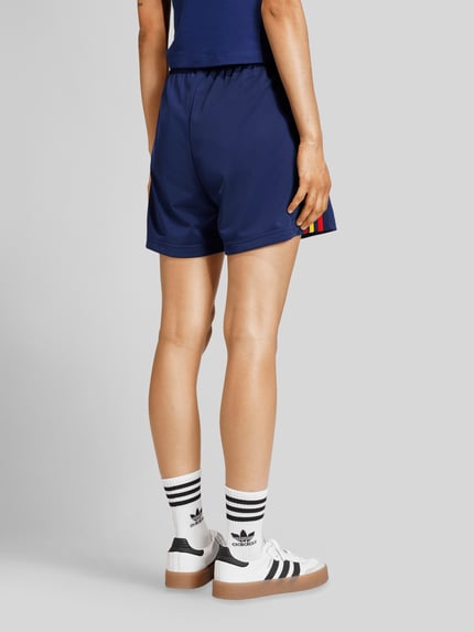 adidas Originals Trainingsshort met labelstitching Donkerblauw - 5