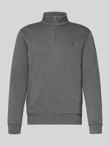 Regular Fit Troyer aus Baumwoll-Mix Shop The Look MANNEQUINE