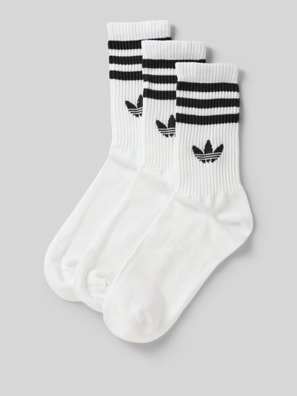 adidas Originals Socken mit Label-Print im 3er-Pack Weiss 1
