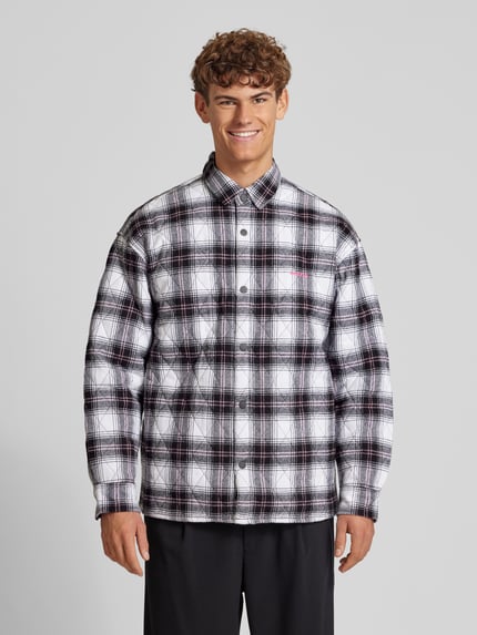 REVIEW X MATW Koszula casualowa regular fit z kołnierzykiem typu kent Złamany biały 4