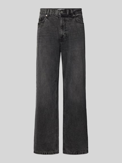 Baggy Jeans in Grau im klassischen 5-Pocket-Look Shop The Look MANNEQUINE