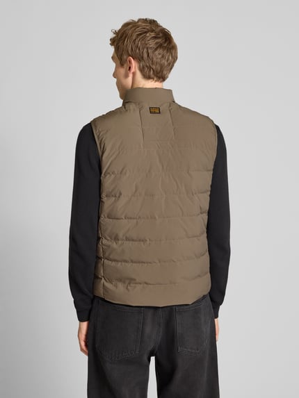 G-Star RAW Bodywarmer met labelpatch, model 'Foundation' Kaki - 5