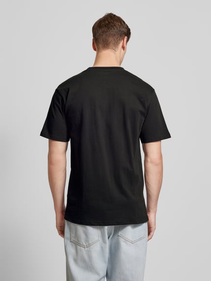 MARKET T-Shirt mit Rundhalsausschnitt Modell 'SMILEY' Black 5