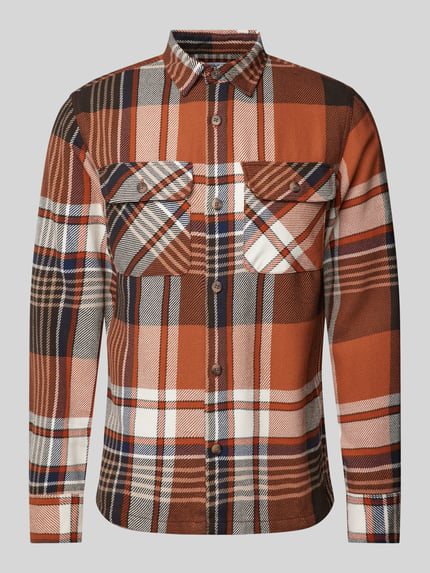 JACK & JONES Slim Fit Freizeithemd mit Brustpattentaschen Modell 'DARREN' Rot 2