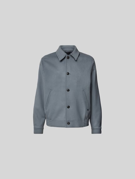 Closed Overhemdjack met platte kraag Blauw - 2
