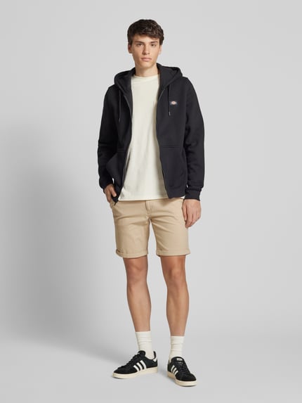 JACK & JONES Regular fit korte broek met structuurmotief, model 'FURY' Beige - 1