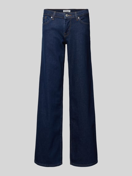 Wide Leg Jeans aus Baumwoll-Mix Modell 'JUDY' Shop The Look MANNEQUINE