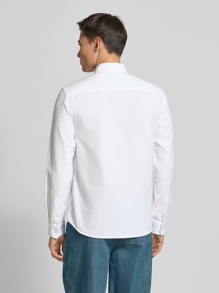 Wood Wood Regular fit vrijetijdsoverhemd met button-downkraag, model 'Adam' Wit - 5