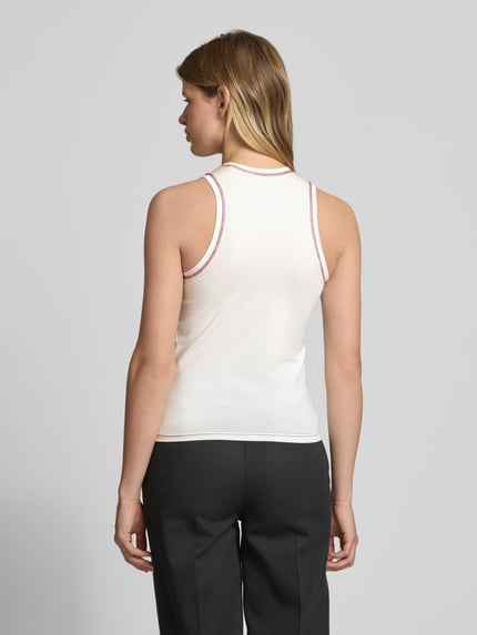 Dickies Tanktop mit Label-Print Ecru 5