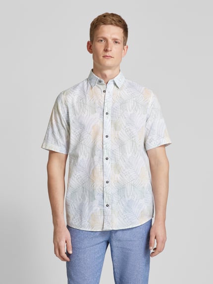 Tom Tailor Freizeithemd mit floralem Muster Weiss 4